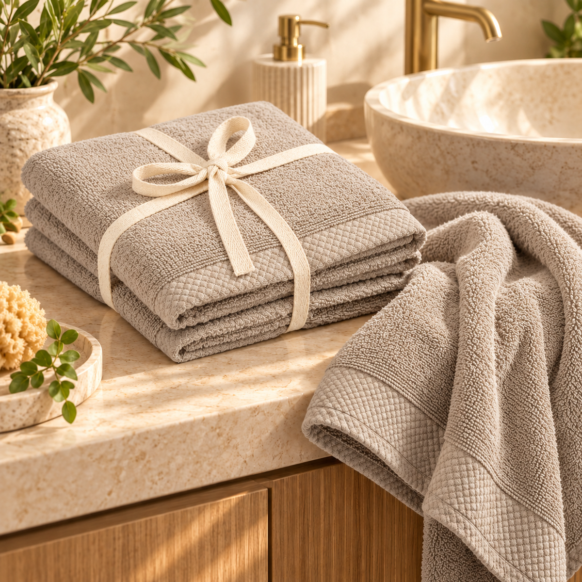 SALBAKOS Madison Zero Twist Hand Towels – 2 Pack