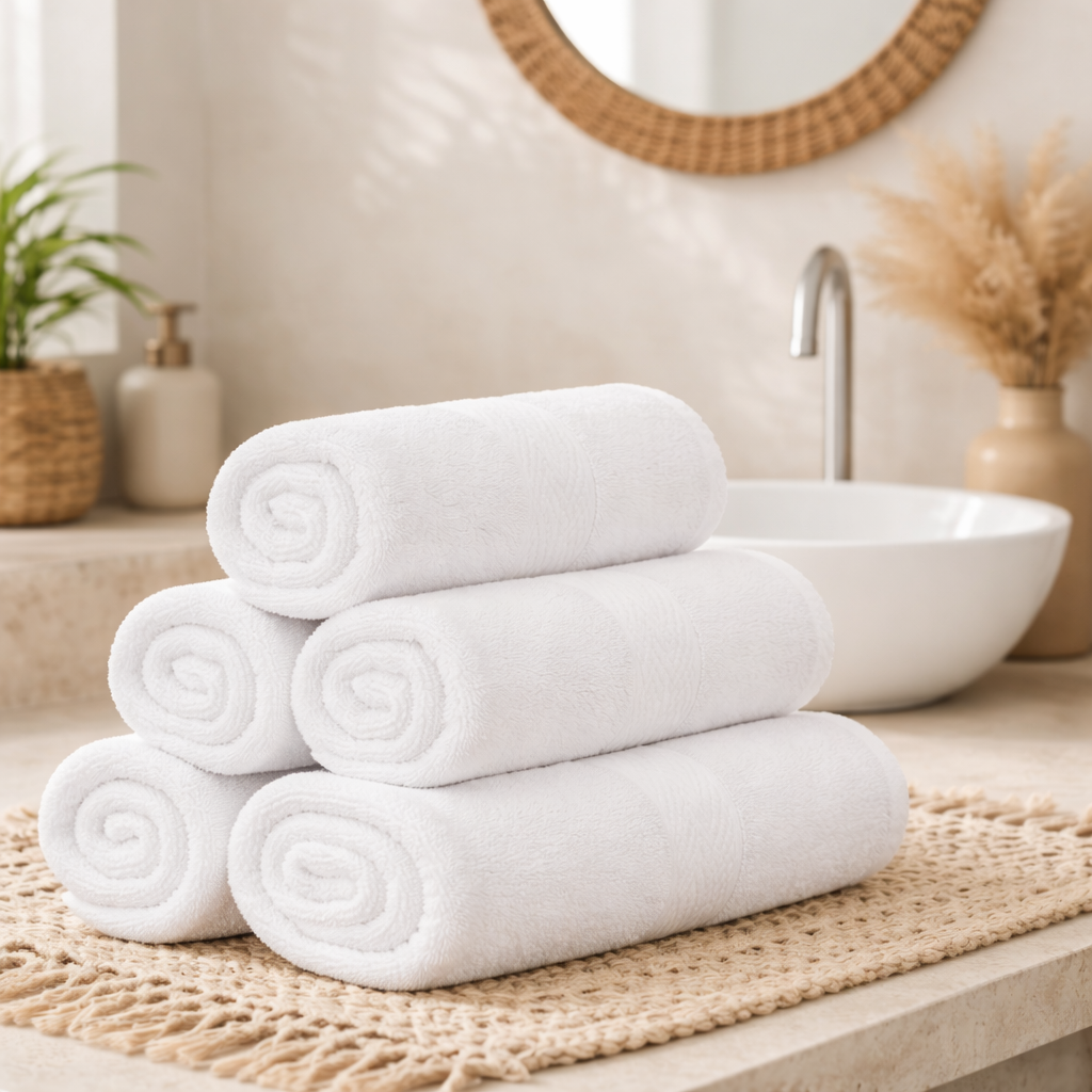 10 Piece Hand Towels - Wholesale Premium Towel Sets - 5 Set Case Pack