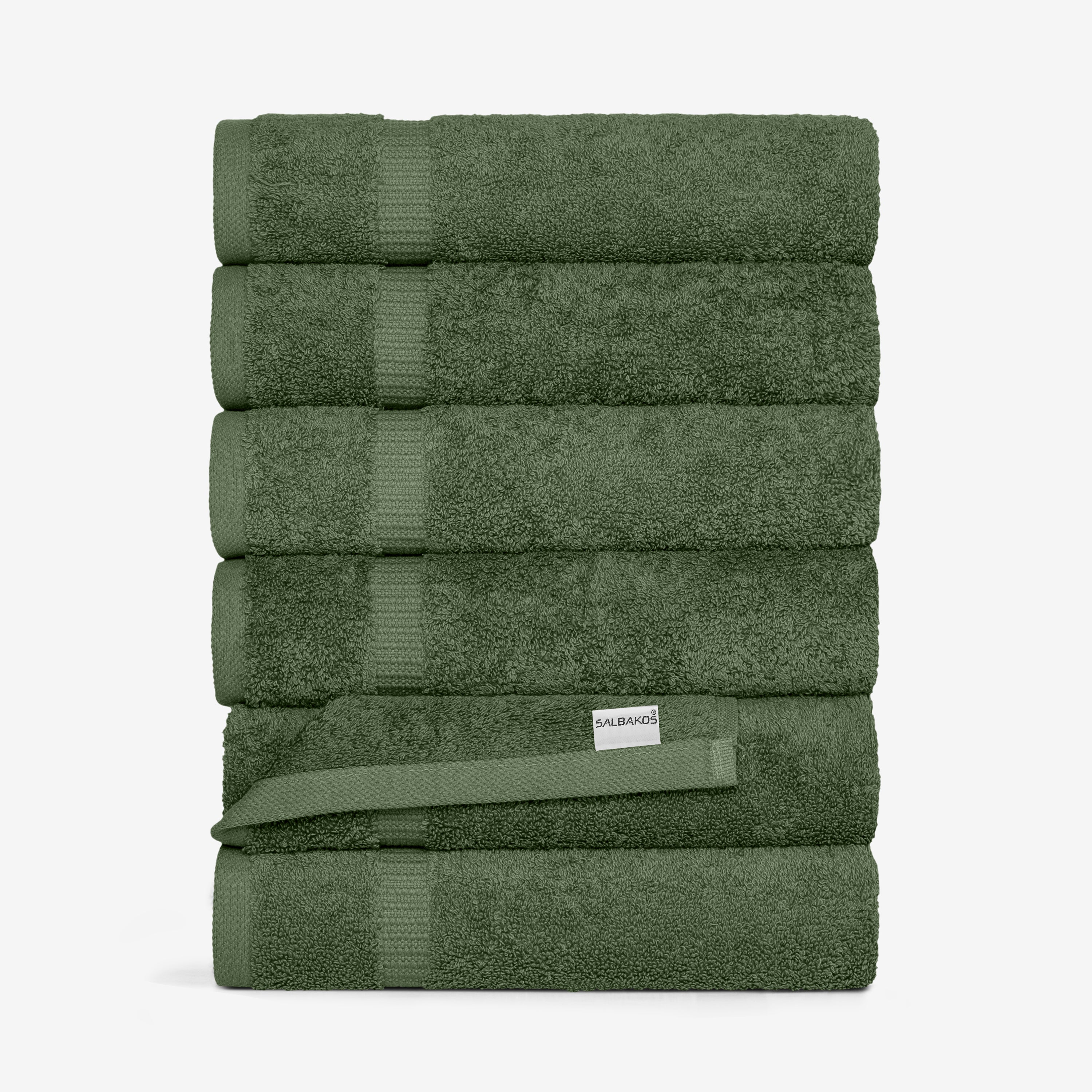 6 Piece Hand Towels - Wholesale Premium Towel Sets - 16 Set Case Pack