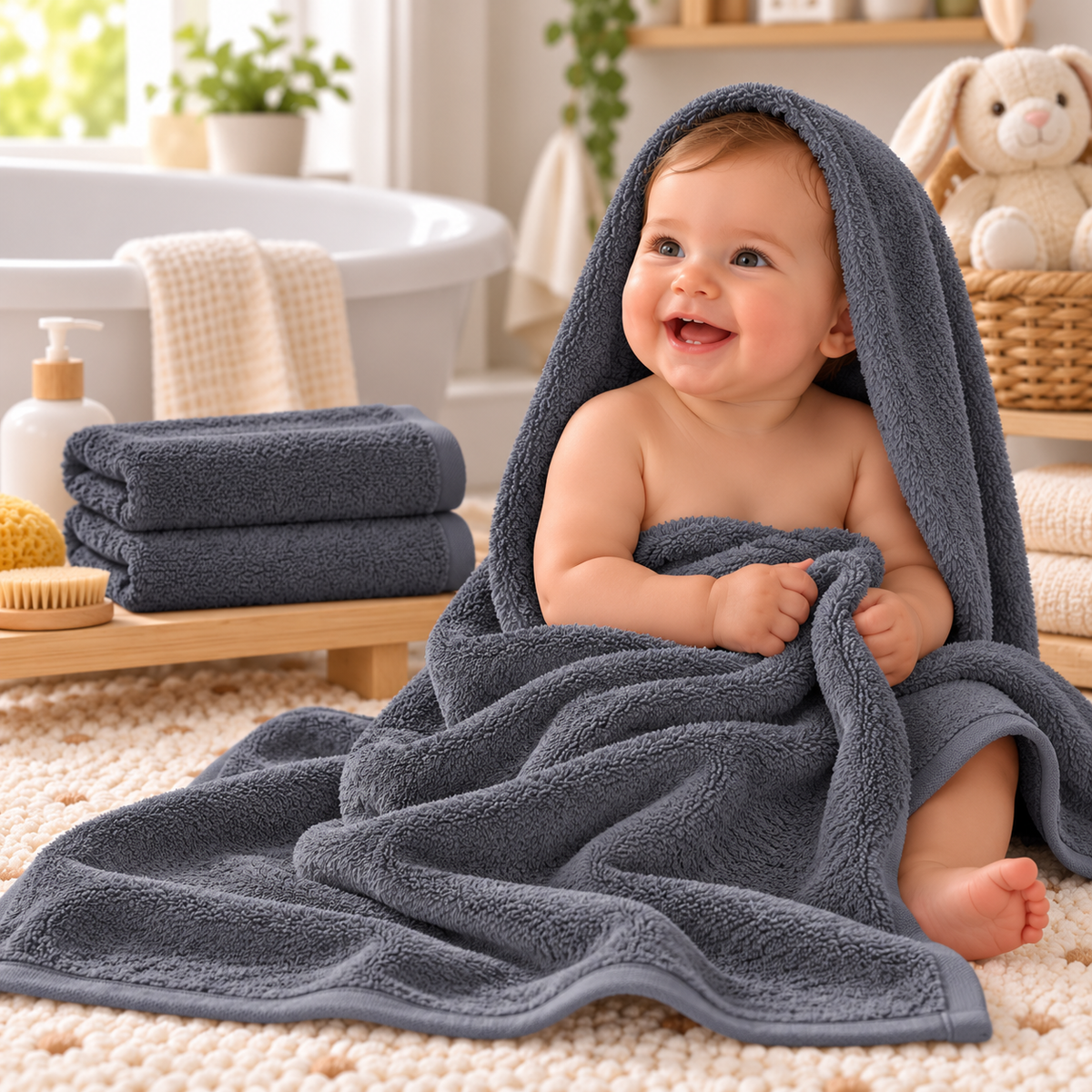 SALBAKOS Soft Baby Towel - 30x56"
