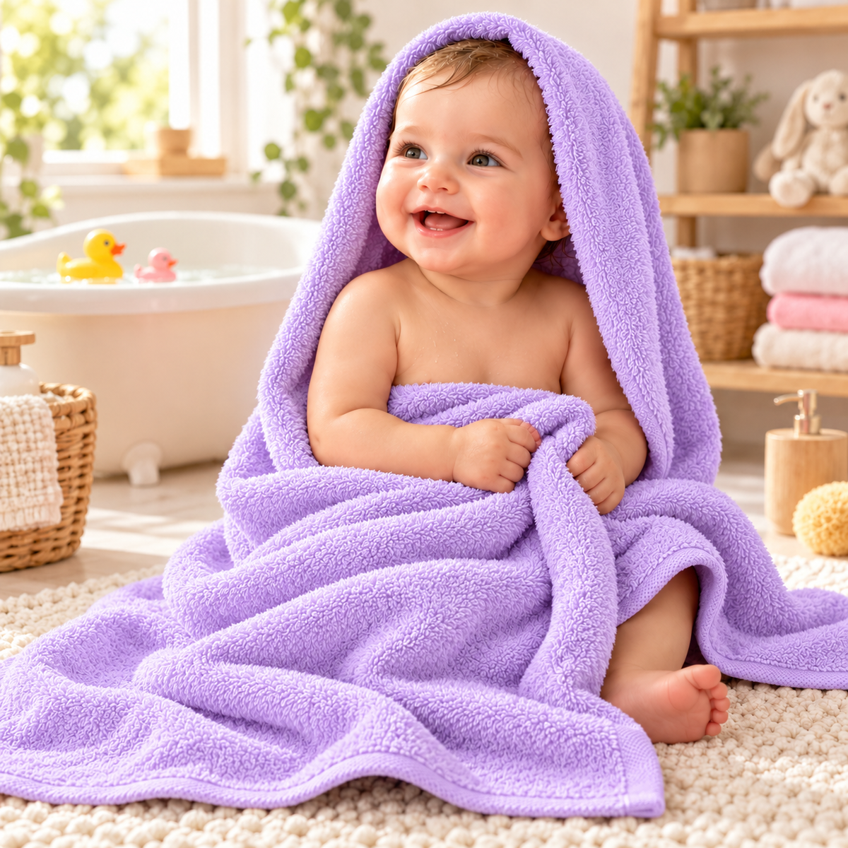 SALBAKOS Soft Baby Towel - 30x56"