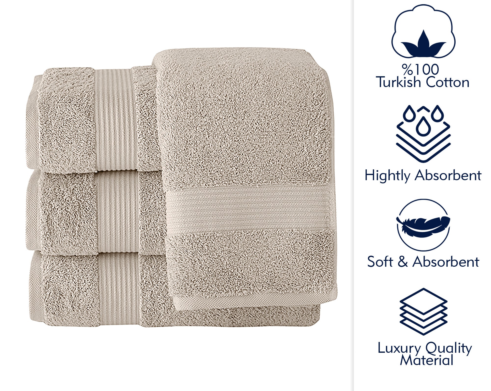 AMADEUS 4 PC BATH TOWEL 30X54