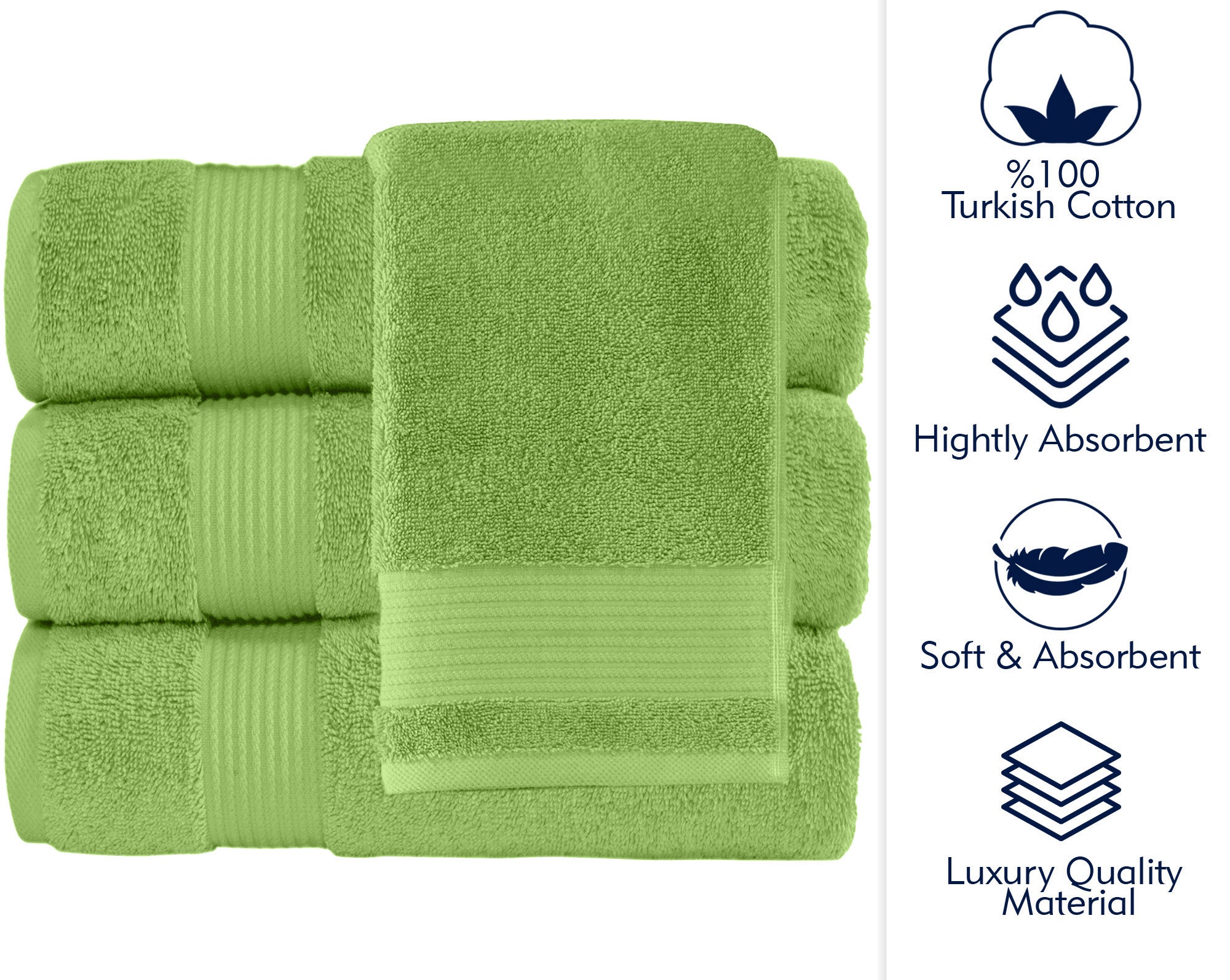 AMADEUS 4 PC BATH TOWEL 30X54