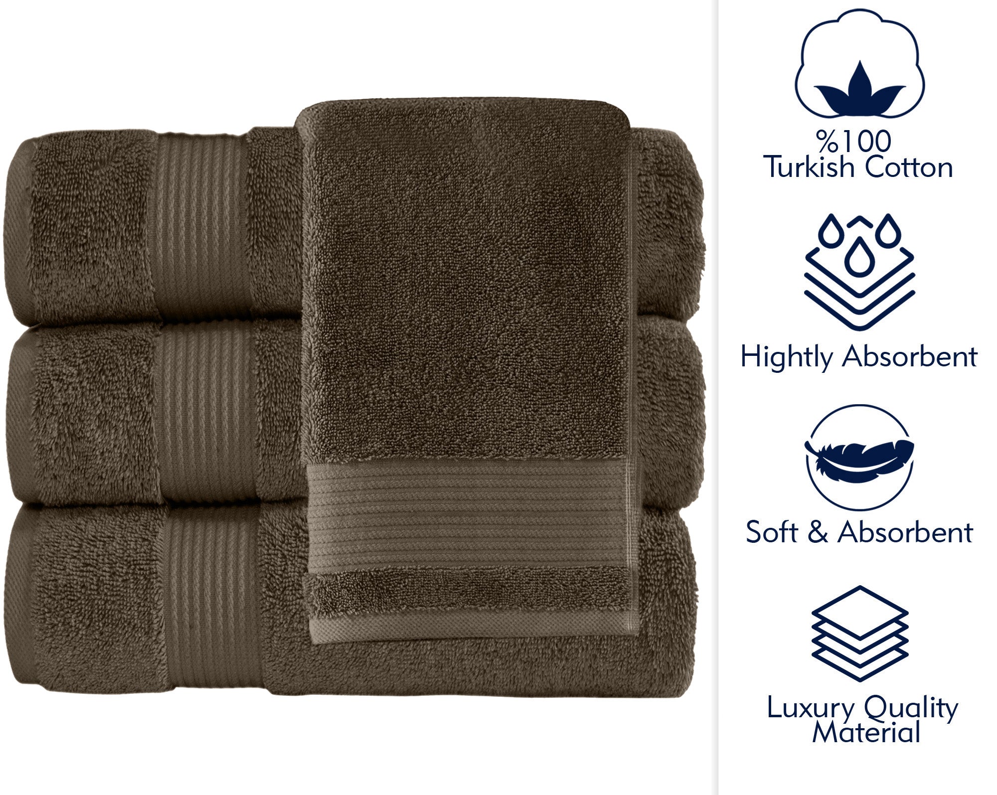 AMADEUS 4 PC BATH TOWEL 30X54