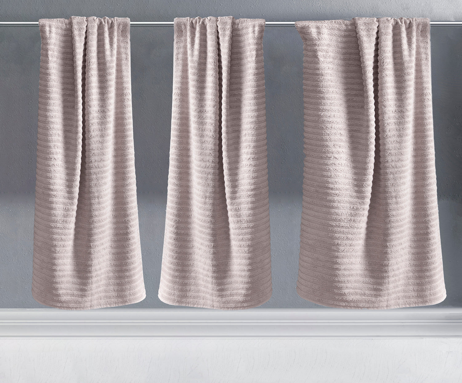 BRAMPTON BATH SHEET SET OF 3