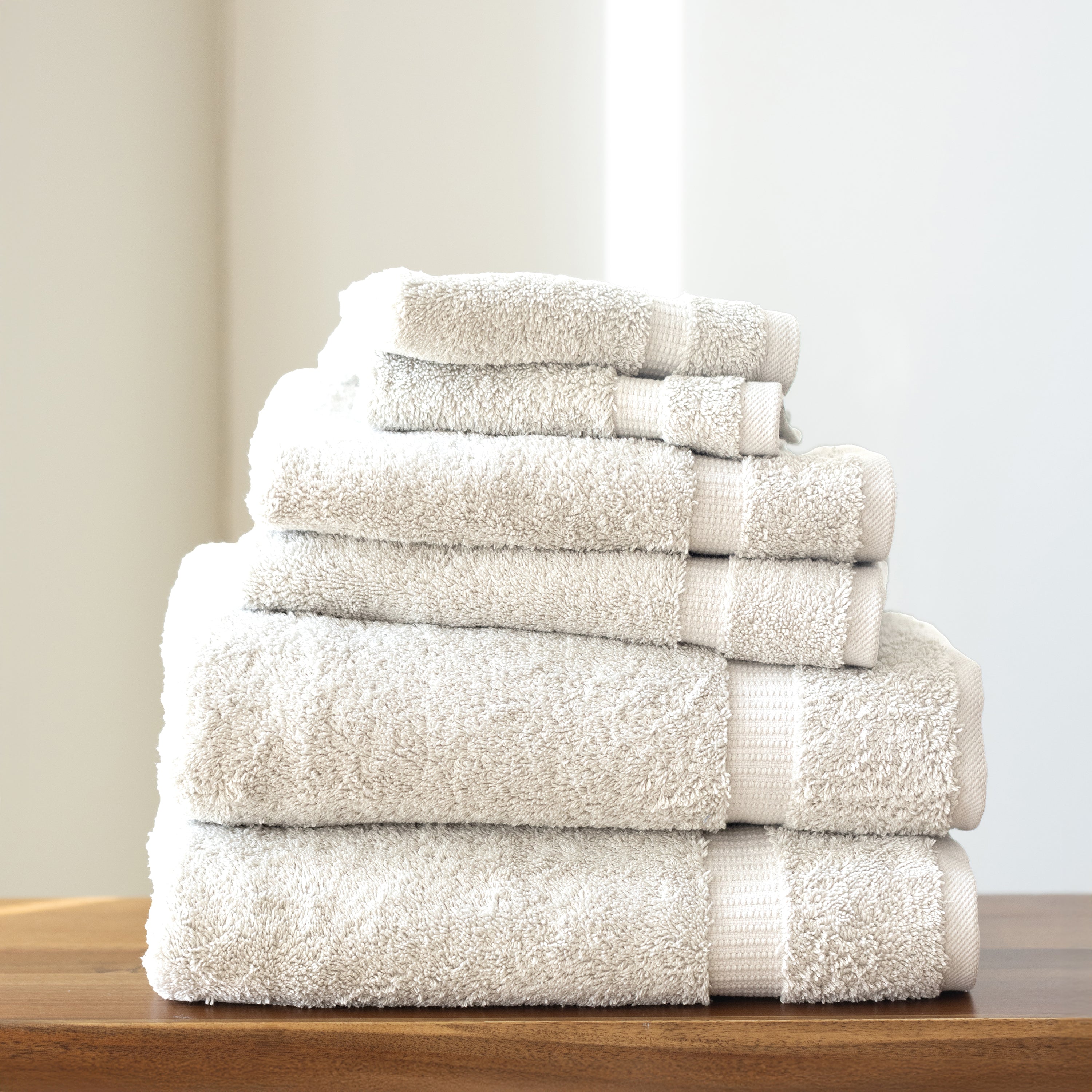 Cambridge 6-Piece Turkish Cotton Towel Set, 630 GSM | SALBAKOS
