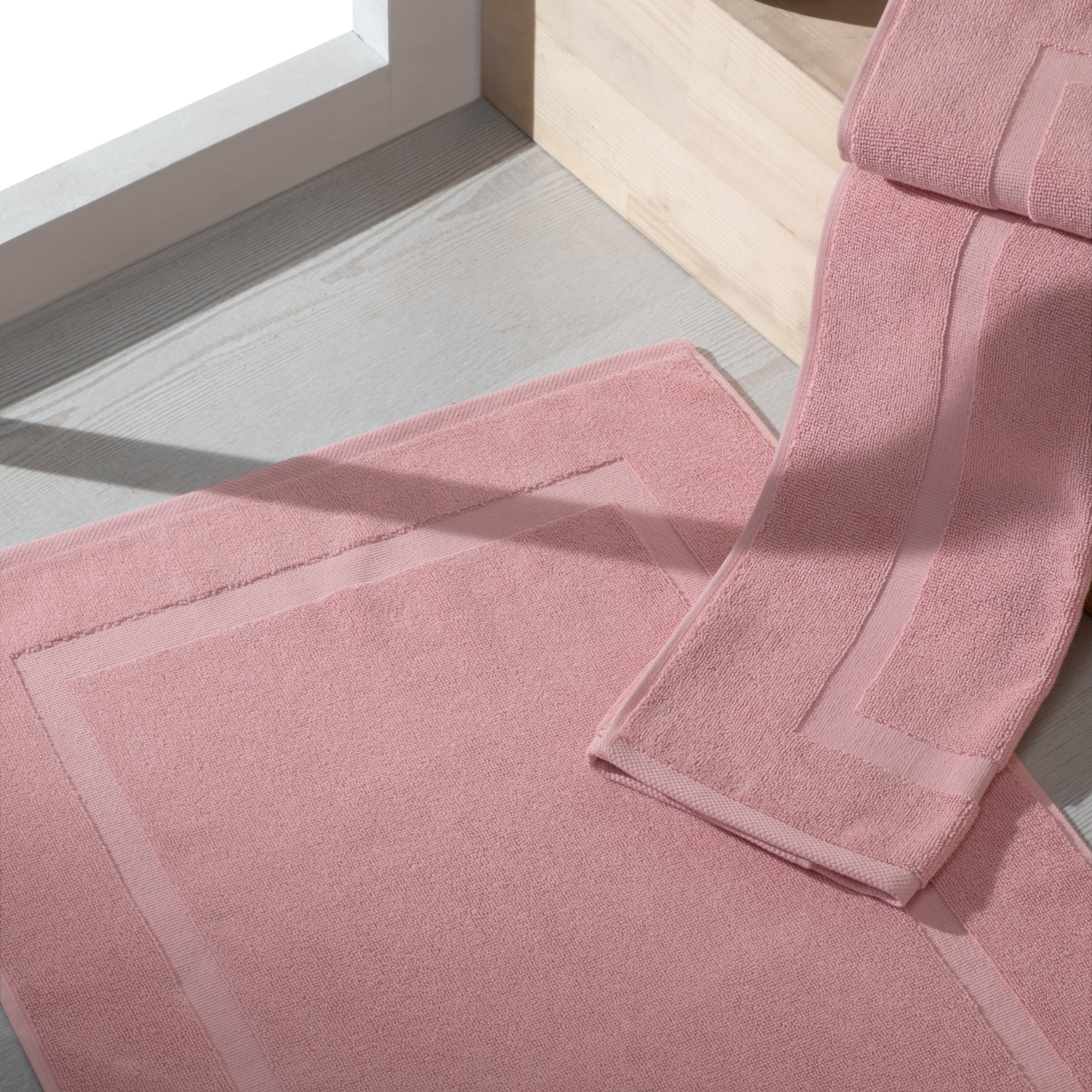 PANEL BANDED 2 PC BATH MAT SET