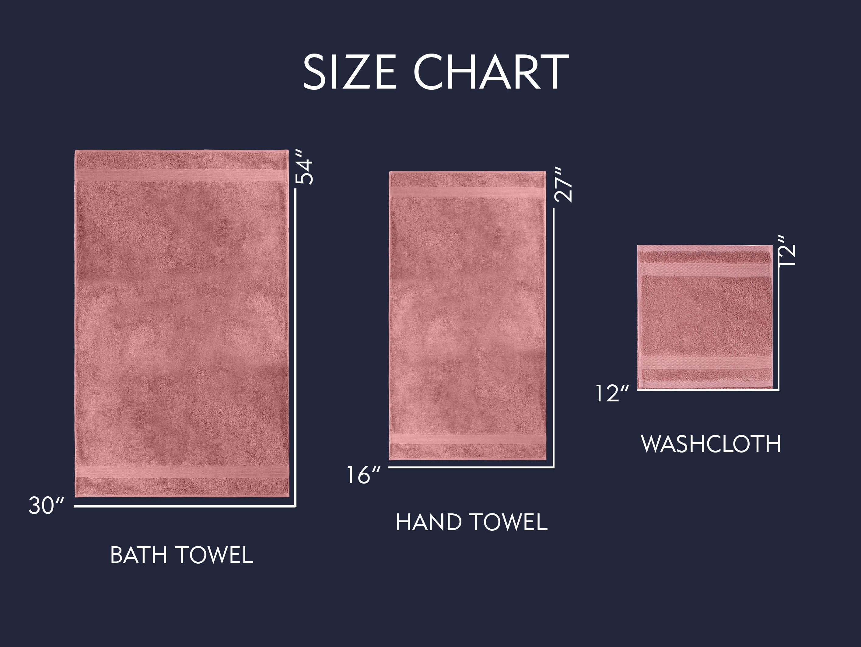 AMADEUS 4 PC BATH TOWEL 30X54