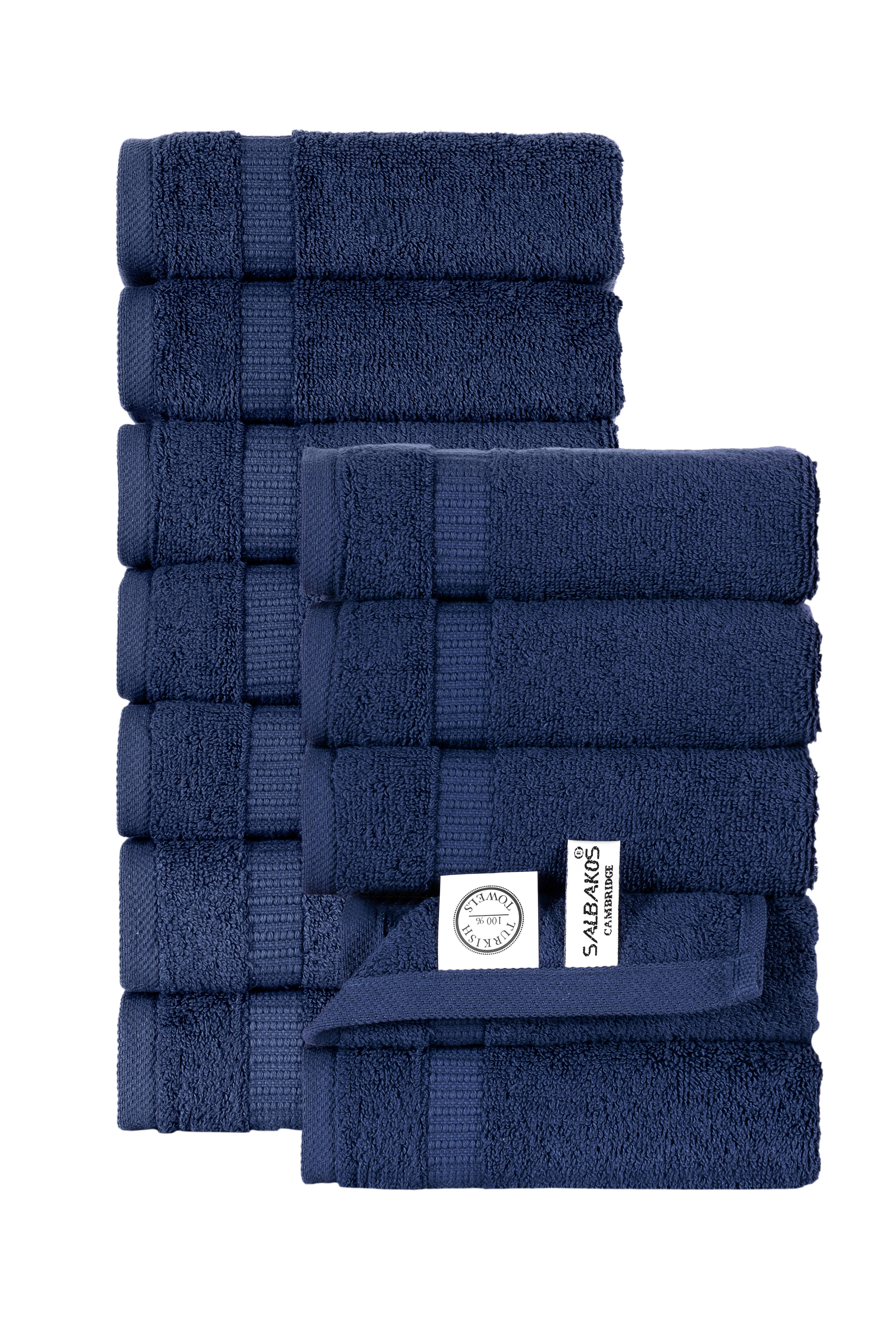 12 Piece Washcloths - Wholesale Premium Towel Sets - 22 Set Case Pack