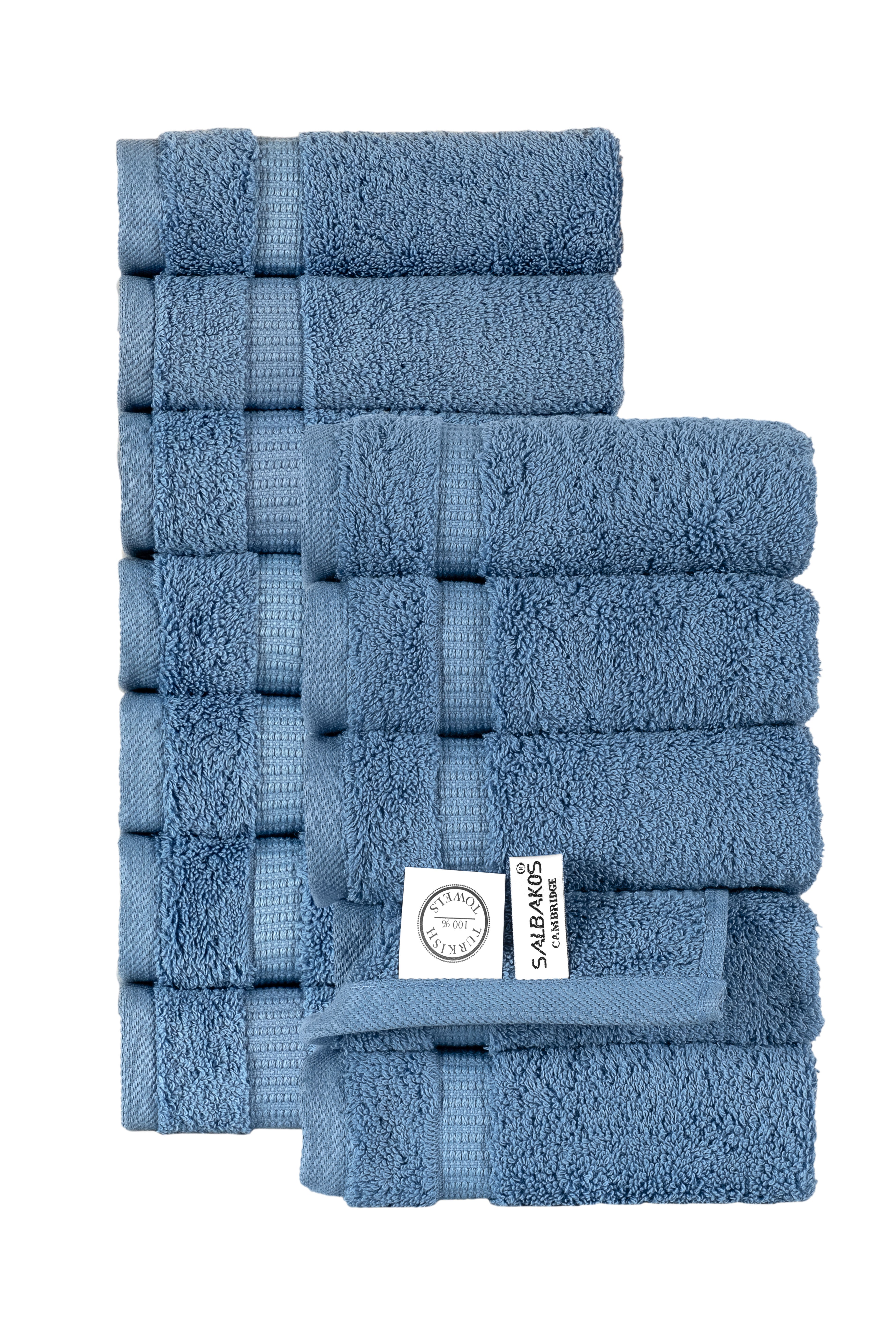 12 Piece Washcloths - Wholesale Premium Towel Sets - 22 Set Case Pack