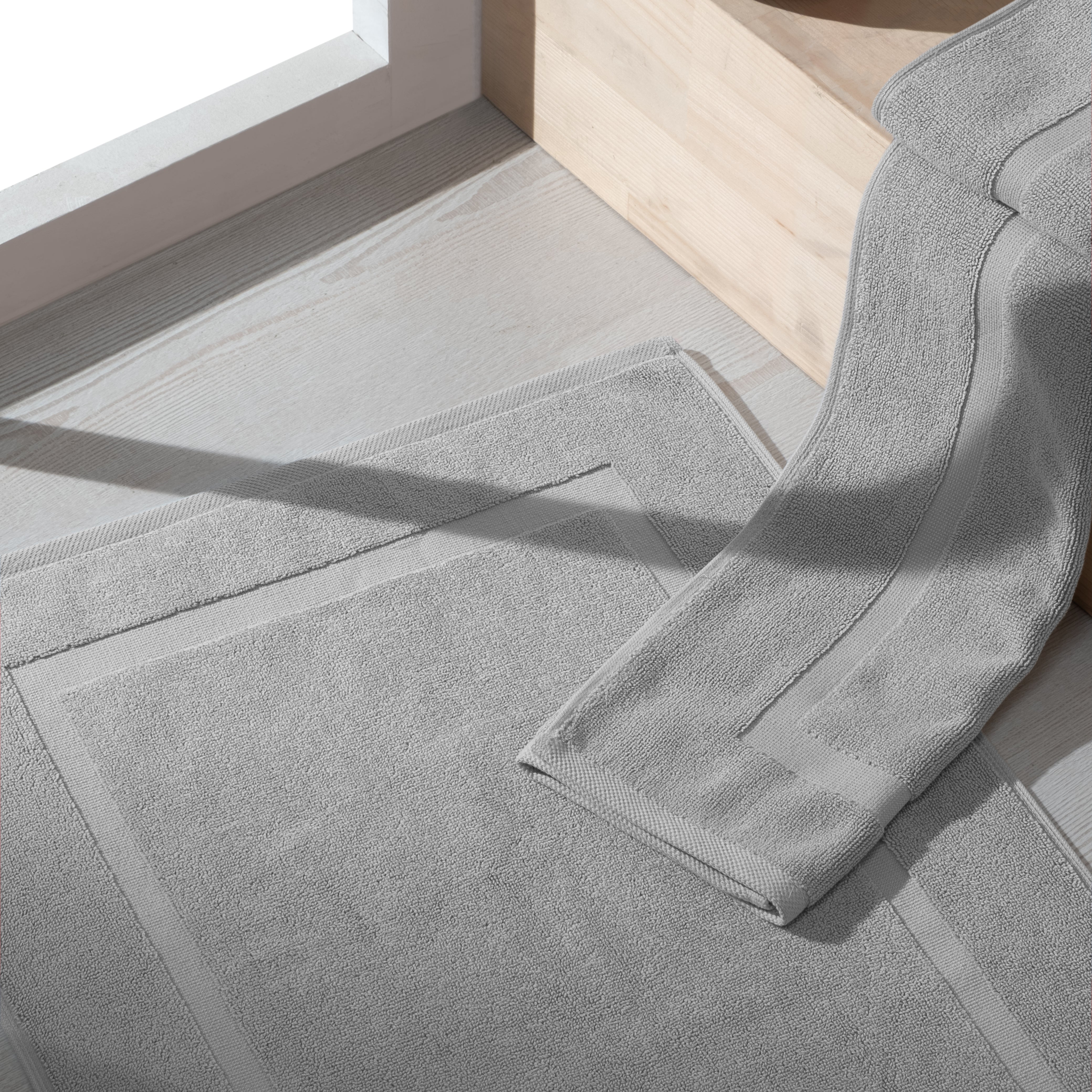 PANEL BANDED 2 PC BATH MAT SET