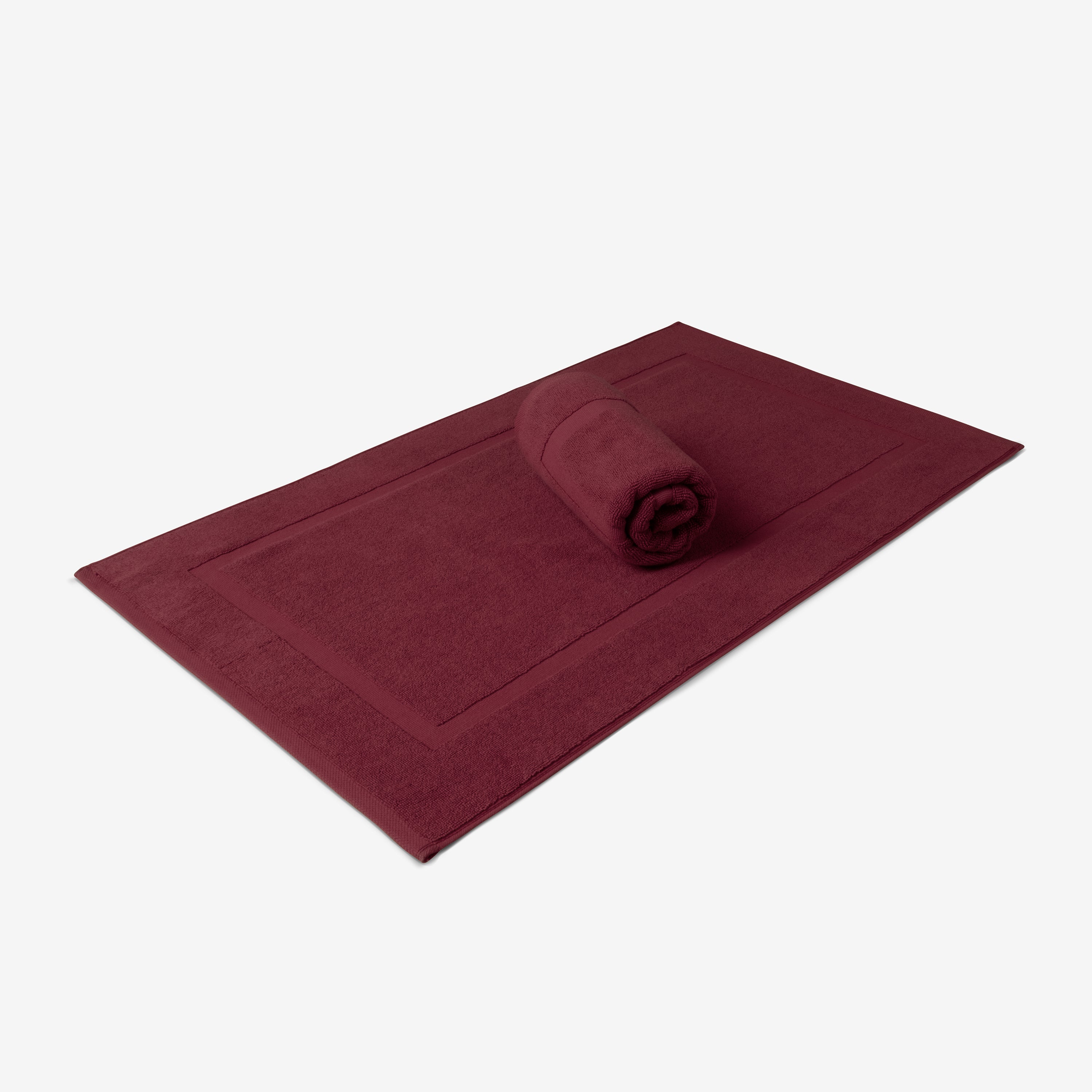 PANEL BANDED 2 PC BATH MAT SET