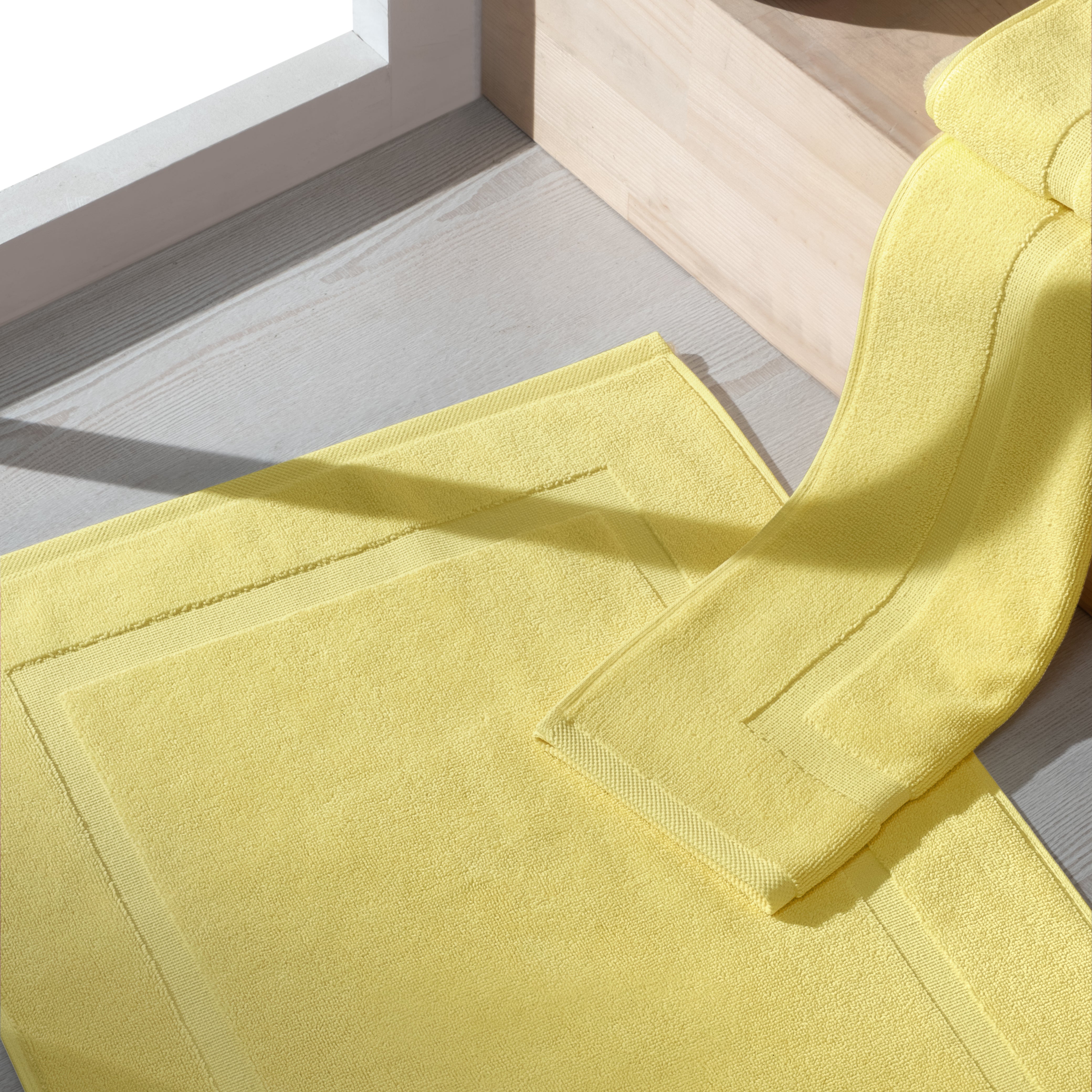 PANEL BANDED 2 PC BATH MAT SET